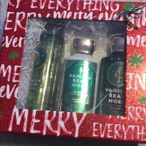 Bath and body works vanilla bean Christmas set